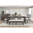 Classic Dark Espresso Rectangular Dining Table, Removable Leaf, Elegant Wooden Furniture