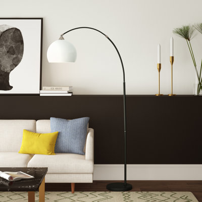 Nasaiah 76'' Arched Floor Lamp