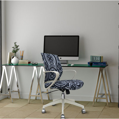 Chaise de travail à imprimé écho Gramercy Collection Elizabeth Sutton