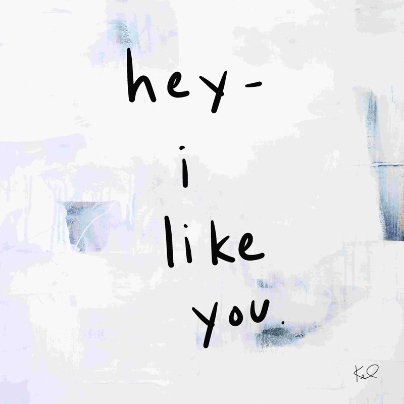 " Hey I " by Kent Youngstrom, Wrapped Canvas, 12" H x 12" W