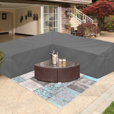 Water Resistant Patio Sectional Sofa Cover by Arlmont & Co.