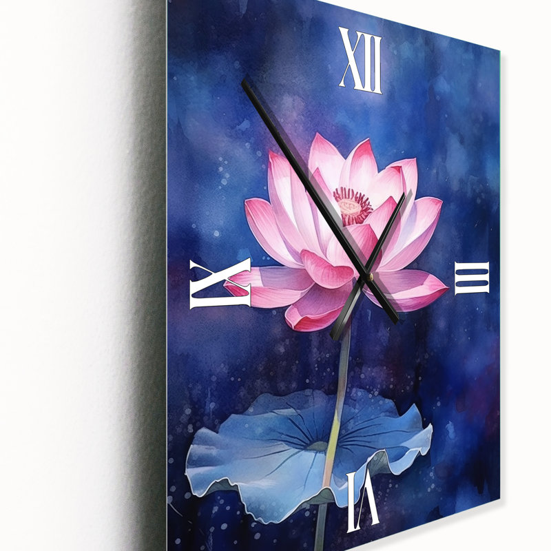 Hermandus - Horloge murale moderne Lotus, Grand