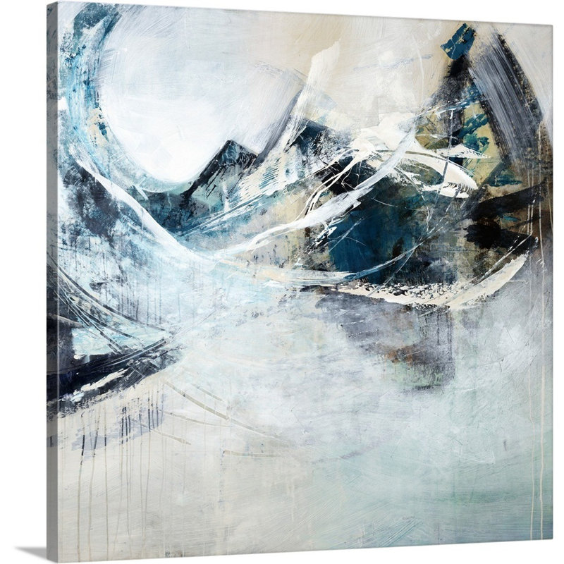 « incurvés activities ii », peinture sur toile, Toile tendue, H 12 po x l 12 po x P 1,25 po