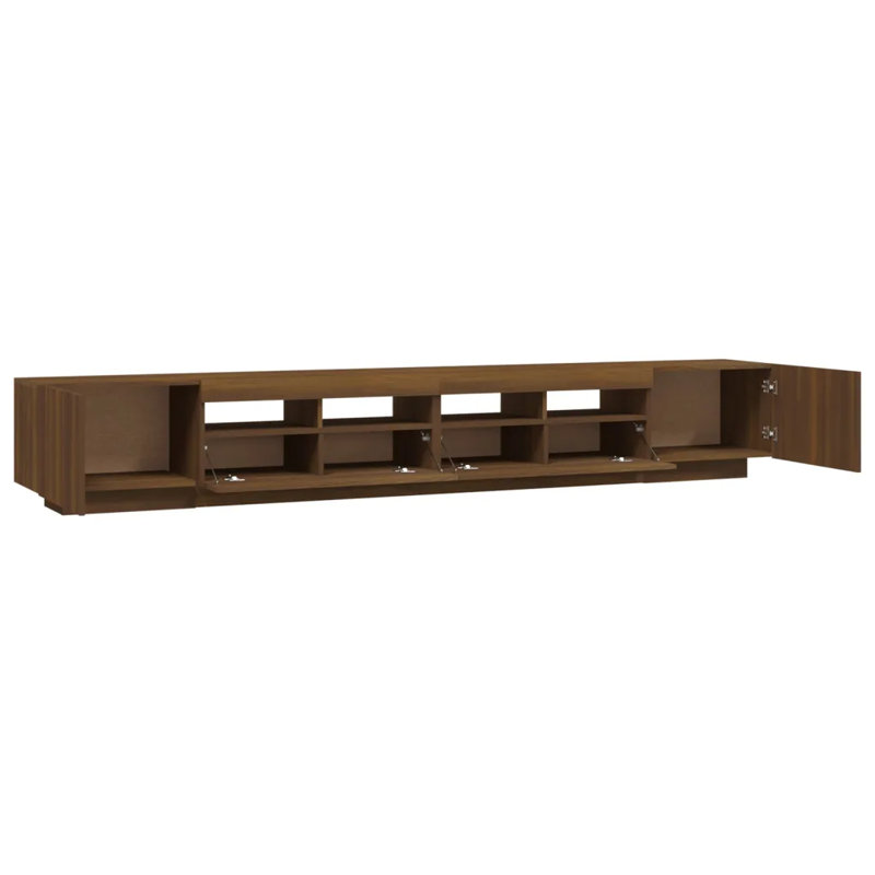 Algis TV Stand for TVs up to 43", Old Wood, 260cm