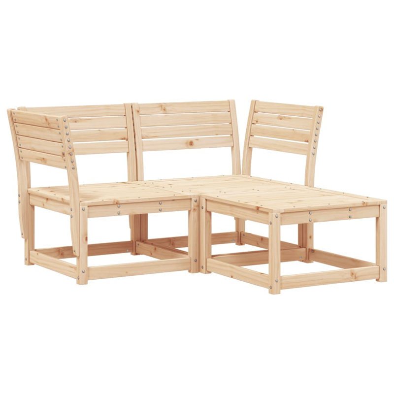 Defoe 73 cm W Patio Sofa, Natural