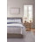 Cement Table Lamp with Linen Shade Distressed