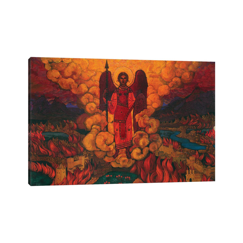 Le dernier ange, 1912 NHR57, H 18 po x l 26 po x P 1,5 po