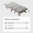 Traute Steel Upholstered Folding Bed with Mattress Included Twin 10.63" Foldaway Guest Bed-109972909