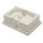 Modern White Ceramic Rectangular Bathroom Sink With Overflow - 22.37X15.73 Inch, Stain- Surface 22X15.5X7 White, Polished And Smooth