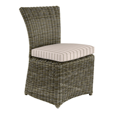 Sag Harbor Patio Dining Side Chair with Cushion (Set of 2)