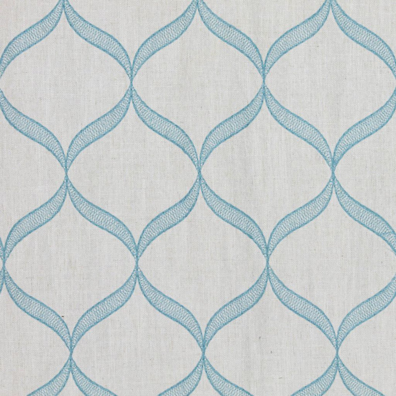 Tissu spirograph Suite, Bleu sarcelle