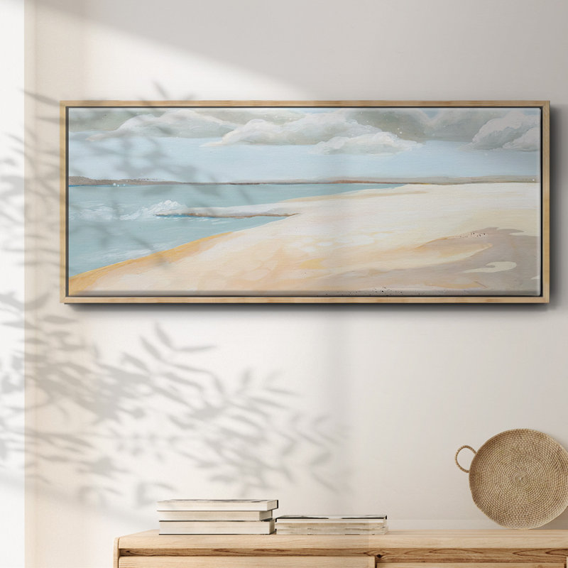 Sandy Getaway I- Framed Canvas