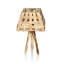 Lampe trépied en bois massif Sipan-575003999