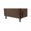 Canapé Dione brun foncé imitation mohair-130495239