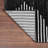 Malica Geometric Machine Woven Polypropylene Area Rug in Black/Ivory-97696957