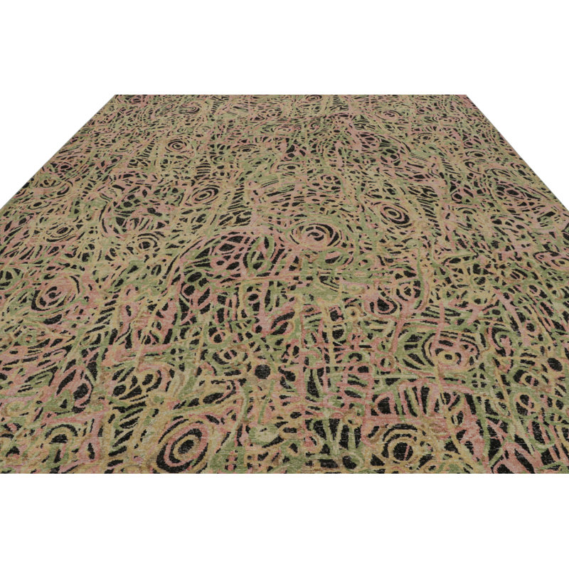 Hand Knotted Wool Area Rug