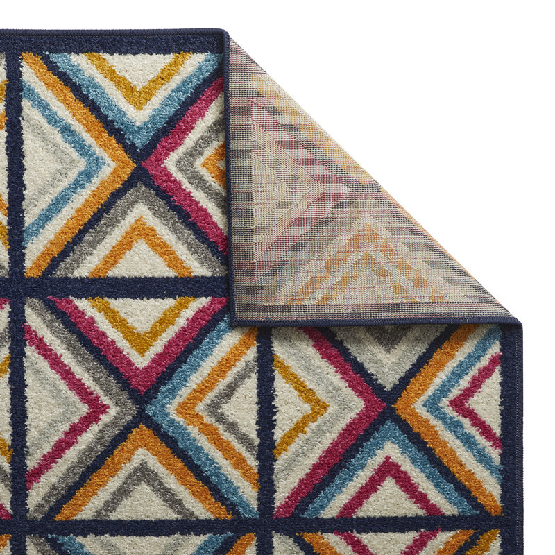 Yazmin Abstract Area Rug, Runner 60 x 230cm