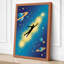 Ascending Through Stars Modern - Wrapped Canvas-359029296-359029304