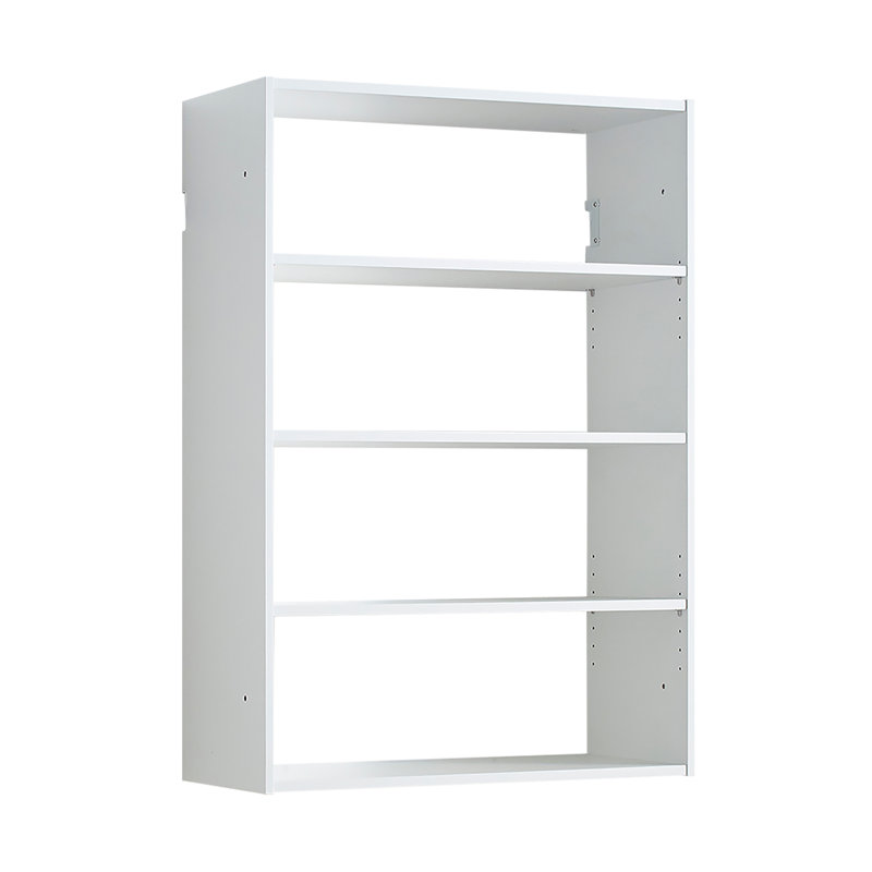 Système de placard mural en bois, Blanc
