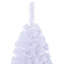Arbre de Noël artificiel blanc en PVC et acier 59,1 pouces-2128601651