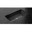 Lavabo de salle de bain encastrable en résine 31,4 po x 16,7 po Badeloft UB-05-L-GBLK-138194216