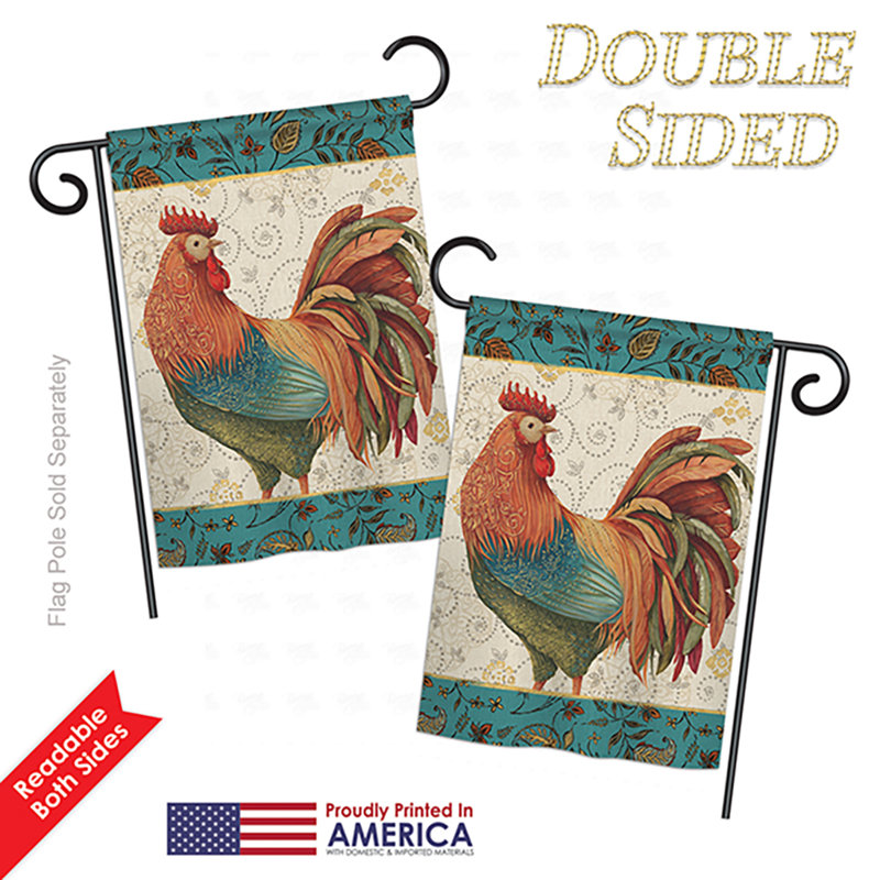 Drapeau de jardin en polyester 18,5 x 13 po Pacha