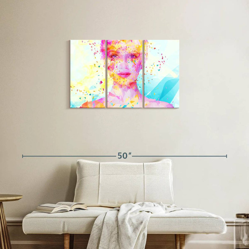Leisha Turquoise, 20" H x 33" W