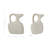 Vila 13In Sculptural Vessel Cream White-1789706358