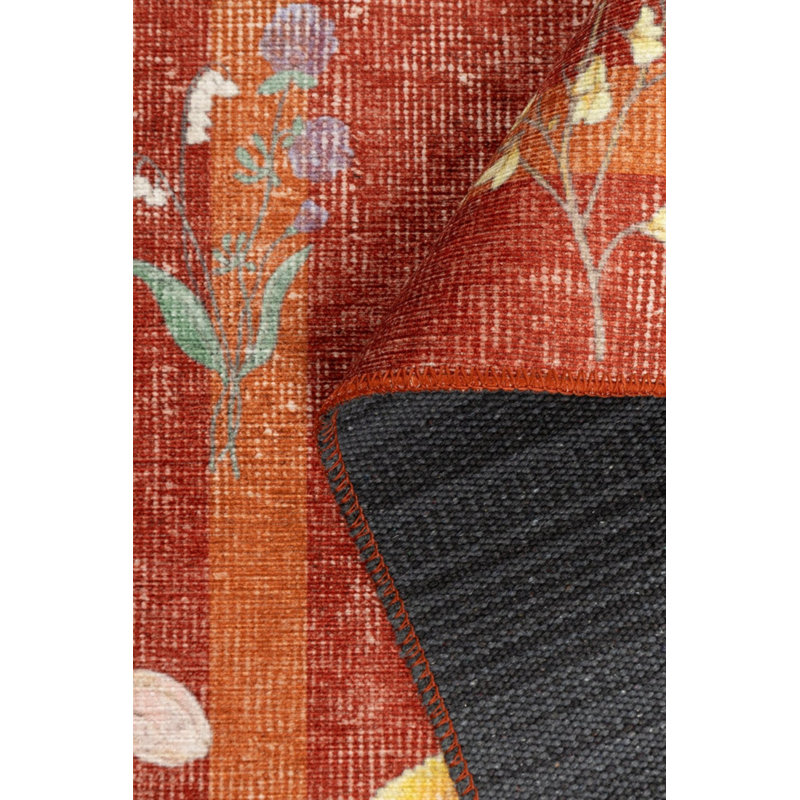 Tapis en chenille Hattiesburg, Carré 5 pi