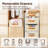 Closet Organizer And Storage 4 Layers, Fabric Clothes Drawer Storage Box, Stackable Rolling Storage Trolley With Wheels,(Beige)