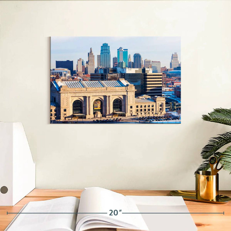 Union Station et Kansas Skyline, H 8 po x l 12 po