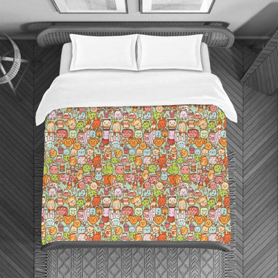 Housse de couette verte Cute Styles