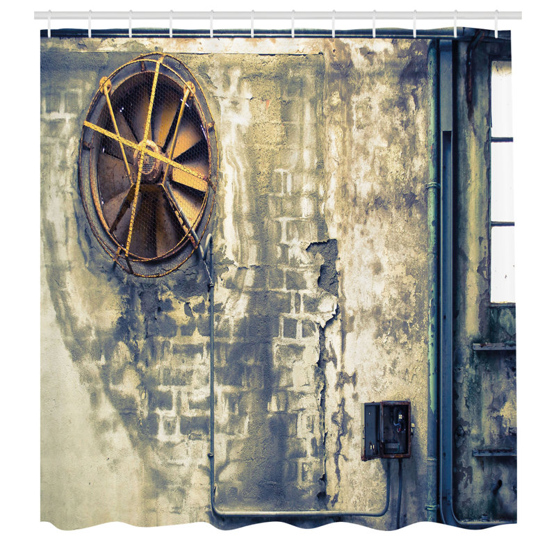 Multicolore mur de rideau de douche 17 Stories, H 70 po x l 69 po