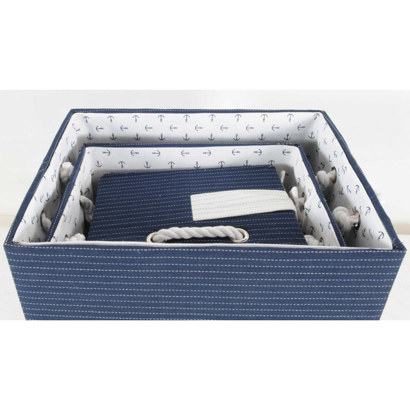 Longshore Tides Fabric Bin