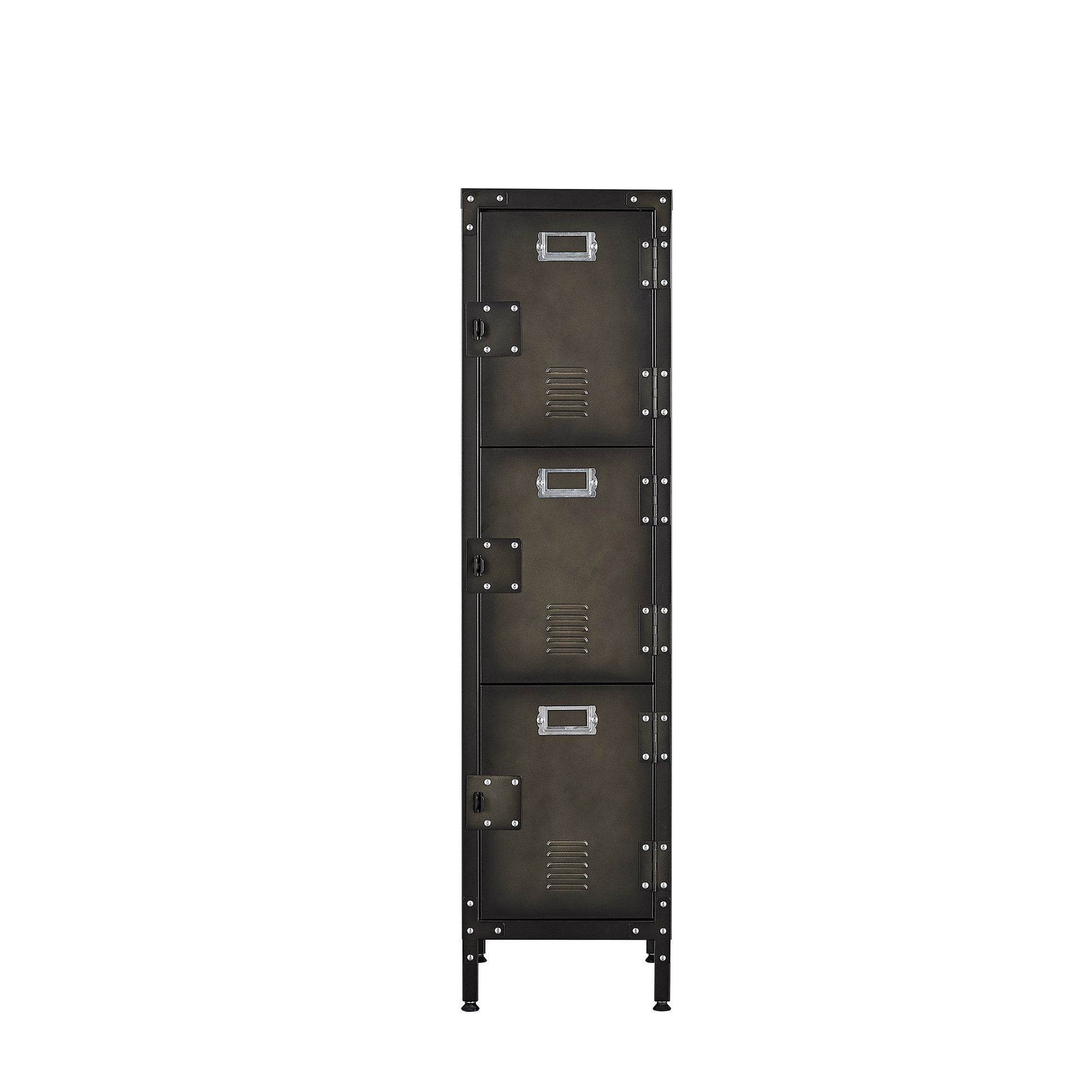 Gym Stackable Storage Cabinet 2/3 Door Metal Locker Garage Cabinet