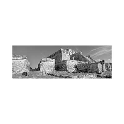 El Castillo, Tulum Archaeological Zone, Quintana Roo, Mexico by Panoramic Images - Wrapped Canvas Panoramic Print