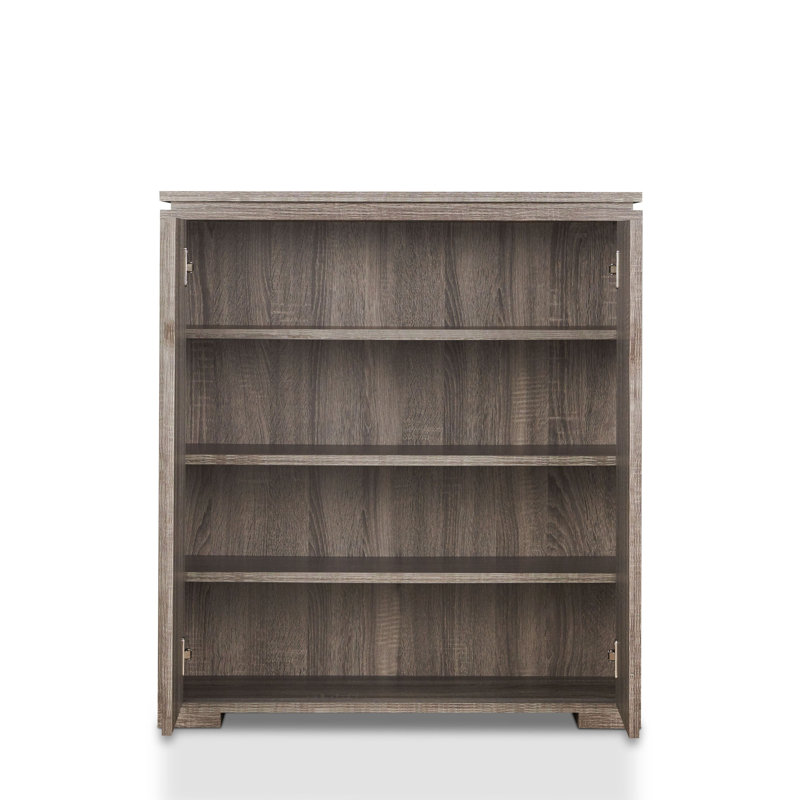 12 Pair Shoe Storage Cabinet, Distressed Grey