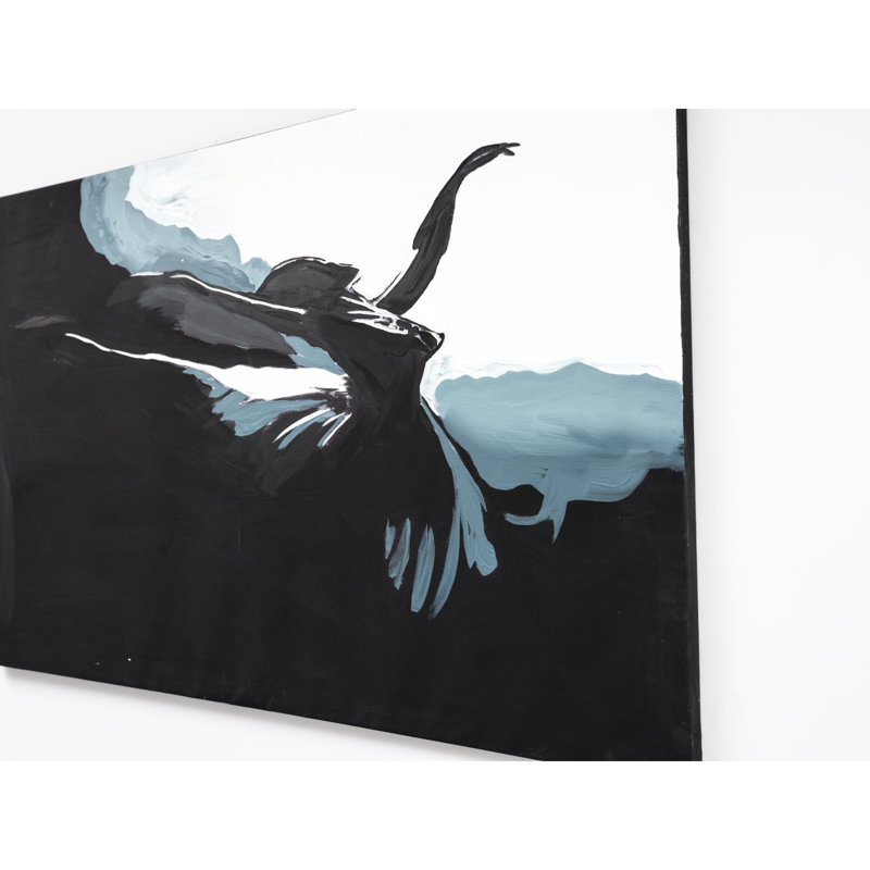 Élégante toile murale 47 po x 27 po - Coups complexes pour un décor de maison chic surdimensionné et enchantant au clair de lune pour transformer votre chambre