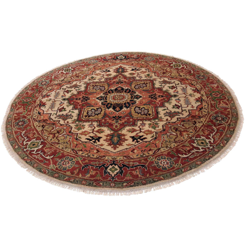 Kathrynne Oriental Area Rug in Beige