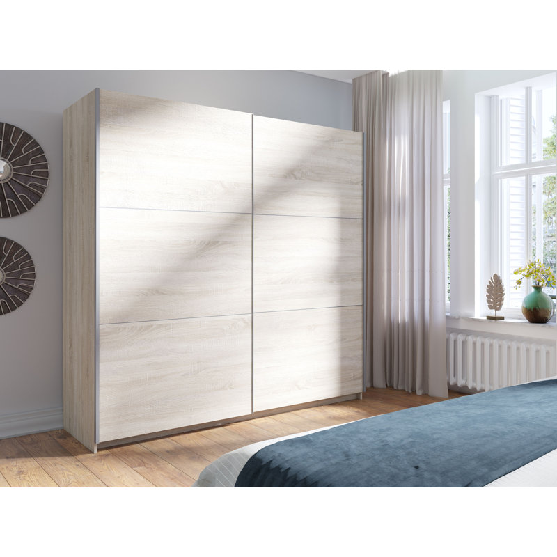 Blockus 2 Door Manufactured Wood Wardrobe, Sonoma Oak