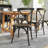 Norma Stackable Wood Cross Back Dining Chair-33388885