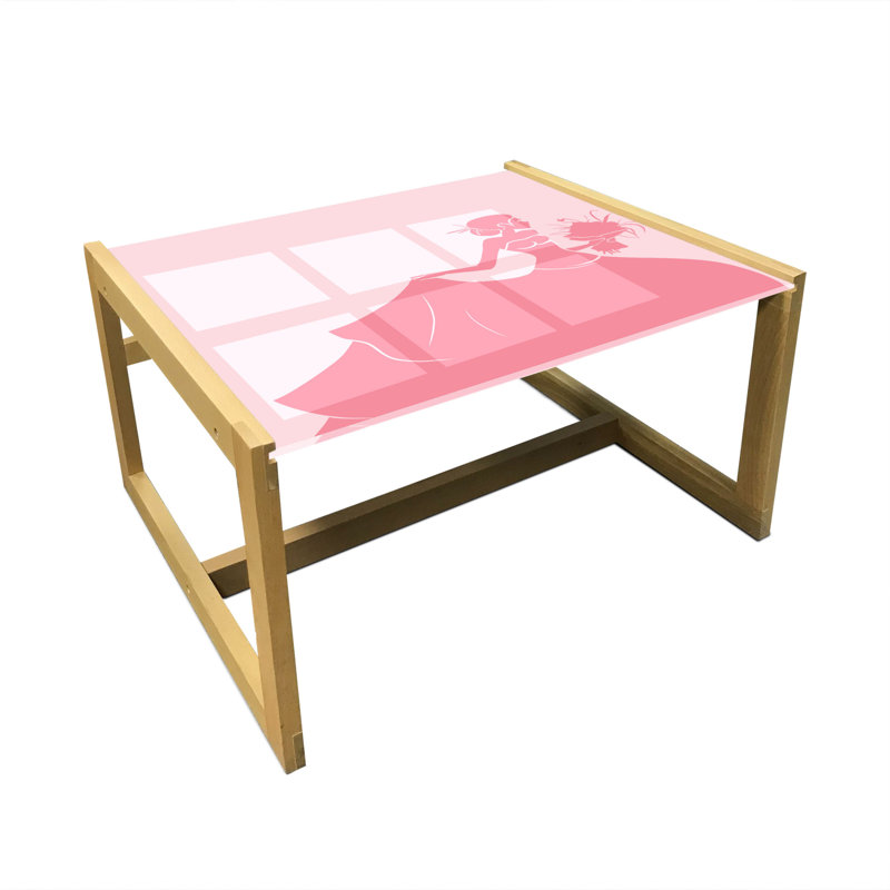 Jakayln Trestle Coffee Table, 40cm H x 74cm W x 62cm D