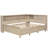 Antique White Milk Daybed With Shelf And 3 Storage, Strong Wood Framework For Use Full Size Storage Options 3 Drawers, Finish, Structure Long-Term-335053014