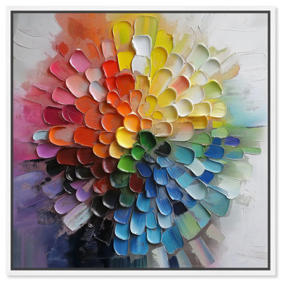 «Elysian Colorbloom Canvas», art abstrait moderne par Art Remedy