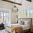White Mist Cloud Glass Drum Chandelier