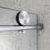 Frameless One Fixed And One Shifted Shower Door,Stainless Steel Large Pulleys With Adjustable Soft Closing Function