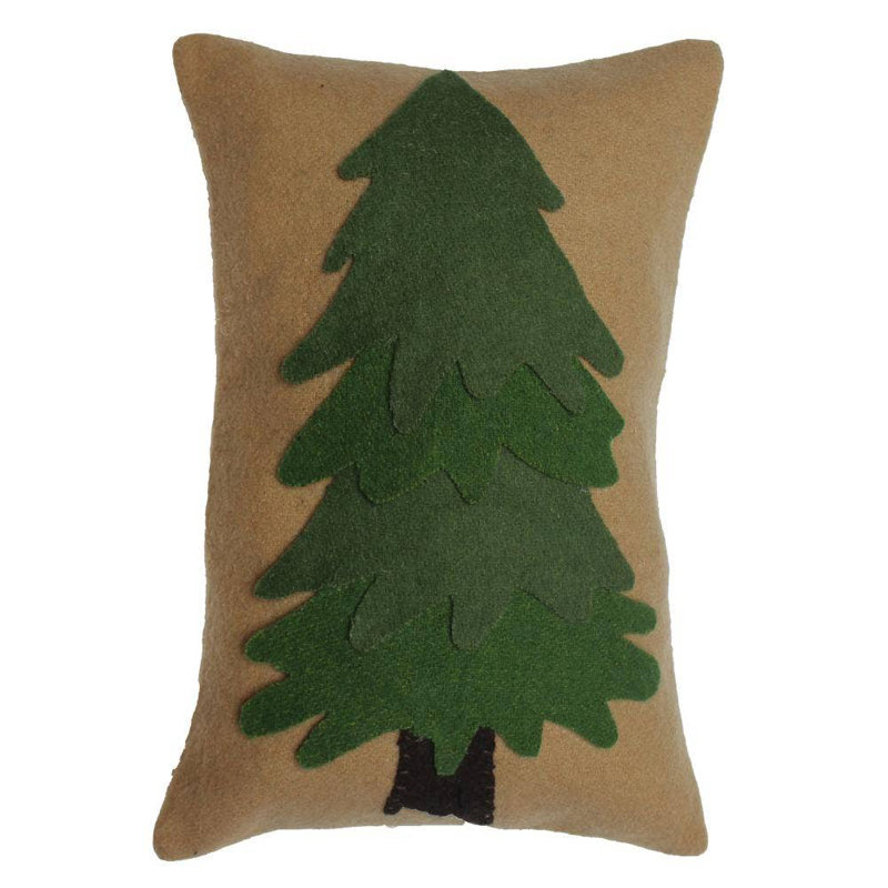 Evergreen Tree Pillow 8"X12"