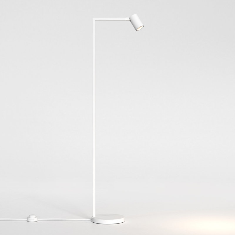 Ascoli Task Floor Lamp, Matte White