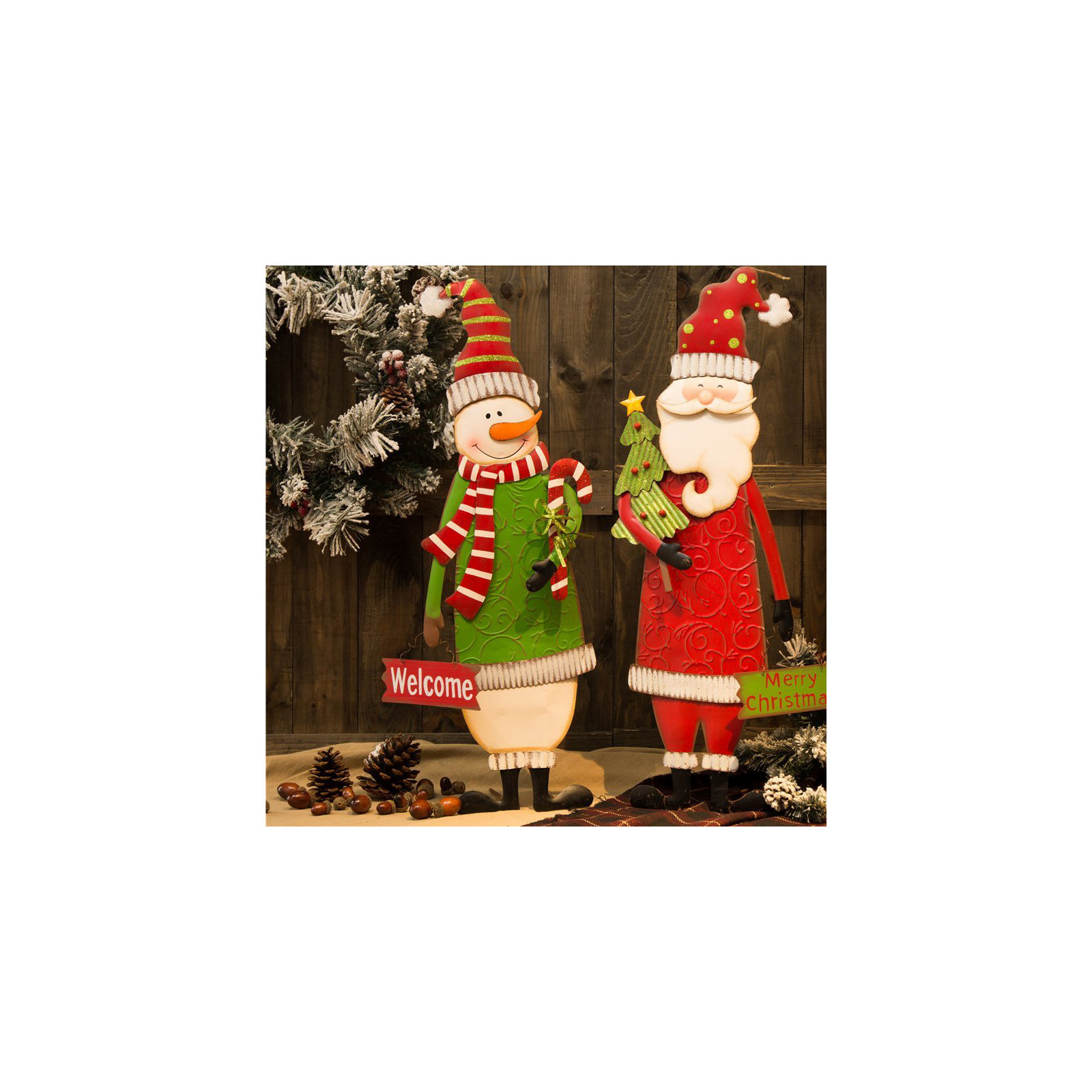Christmas Snowman Yard Stake or Standing Decor or Wall Decor