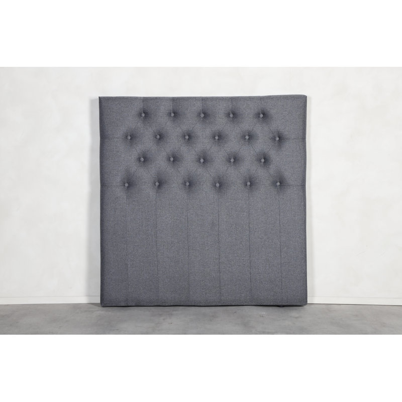 Brysan Upholstered Headboard, Dark Grey, Small Double (4')